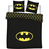 Disney Batman dekbedovertrek Batman logo - microvezel