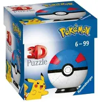 Ravensburger Pokémon Great Ball - 3D Puzzelbal - 54 Stukjes - Vanaf 6 Jaar