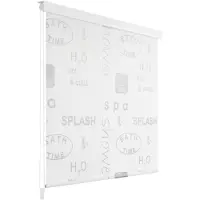 vidaXL Rolgordijn voor douche 100x240 cm splash online kopen