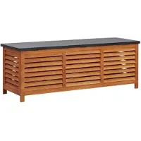 vidaXL Tuinbox 150x50x55 cm massief eucalyptushout