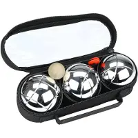 Get & go Jeu de Boules Set III - 3 Ballen - Chroom