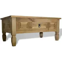 vidaXL Salontafel Mexicaans grenenhout Corona-stijl 100x55x44 cm
