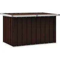 vidaXL Tuinbox Bruin 109x67x65 cm