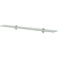 vidaXL Zwevend schap 80x10 cm 8 mm glas