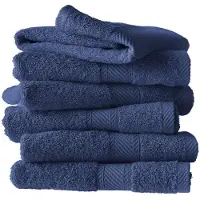 De Witte Lietaer Gastendoek Helene Blue Indigo (Set van 6)