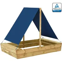 vidaXL Zandbak met dak 160x100x133 cm geïmpregneerd grenenhout