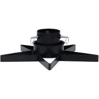 vidaXL Kerstboomstandaard 47x47x13,5 cm zwart