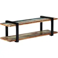 vidaXL Tv-meubel 130x40x40 cm massief gerecycled hout