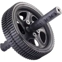 Matchu Sports Ab Wheel - Zwart - 30cm - Ø18.5cm