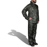 vidaXL Regenpak 2-delig met capuchon (heren / camouflage / maat XL)