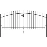 vidaXL Hekpoort Woerden dubbele deur met puntige bovenkant 299,5x174,5 cm