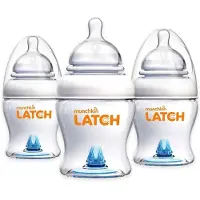 Munchkin Babyfles - 3-pack Latch bottle - baby fles 120ml - Anti-Colic babyflesje