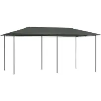 vidaXL Paviljoen, 2,98 x 5,3 x 2,59 m, grijs, 160 g/m²