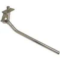 Amigo Esge Middenstandaard - Aluminium - 28 inch - Zilver - Verstelbaar