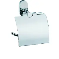 kela WC rolhouder Kela Lucido Met Klep Silver Shining