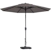 Madison parasol paros ii round taupe 300cm -