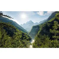 Overig Elbenpforte Fotobehang - Meerkleurig - 2,80m X 450cm