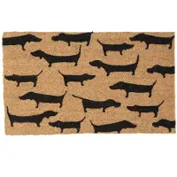 Clayre & Eef Bruine Deurmat 75*45*1 cm MC242