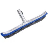 vidaXL Zwembadwandborstel aluminium