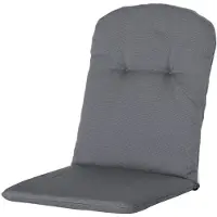 Madison Kuipstoelkussen Hoog Rib Grey