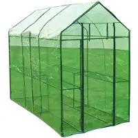 vidaXL Tuinkas staal XL