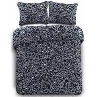 Daydream Dekbedovertrek Panter Grijs Katoen-200 x 200 / 220 cm | 2-Persoons