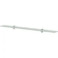 vidaXL Zwevend schap 100x10 cm 8 mm glas