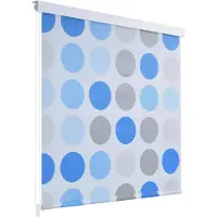 vidaXL Rolgordijn voor douche 80x240 cm cirkel online kopen