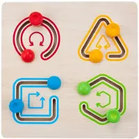 Engelhart Planet Happy Schuifpuzzel geometrisch 4 vormen