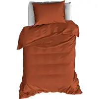 De Witte Lietaer Dekbedovertrek Olivia Caramel Satijn-140 x 200 / 220 cm | 1-Persoons