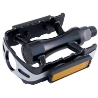 Union Plate-forme Pédale VTT 600 9/16 pouces réflecteur noir Set