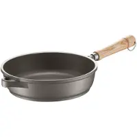 Hapjespan Bonanza Inductie 24 Cm Aluminium Zwart