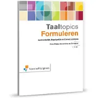 Noordhoff uitgevers Taaltopics formuleren (Paperback)