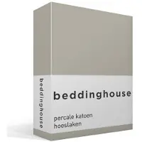 Beddinghouse Hoeslaken Sand (Percal)-180 x 210 cm