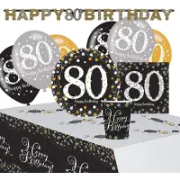 Amscan Partypakket 80e Verjaardag Unisex 41 Stuks