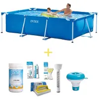 Intex Zwembad - Frame Pool - 260 x 160 x 65 cm - Inclusief WAYS Onderhoudspakket