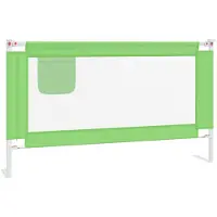 vidaXL Bedhekje peuter 140x25 cm stof groen