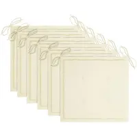 vidaXL Tuinstoelkussens 6 st 40x40x4 cm oxford stof crèmekleurig