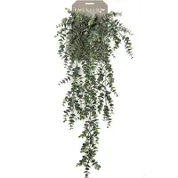 Blokker Kunstplant Groene Eucalyptus Hangplant/tak 75 Cm - Kunstplanten