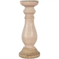 Clayre & Eef Roze Kandelaar Ø 14*36 cm 6CE1268M
