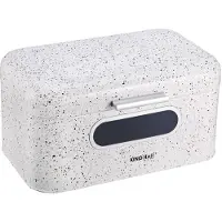 King Hoff 1079 - broodtrommel - Wit - rvs - 30x16x19 cm