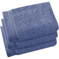 De Witte Lietaer Gastendoek Contessa Sapphire Blue (40 x 60 cm) (set van 3)