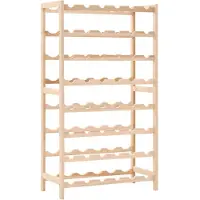 vidaXL Wijnrek 57,5x28x102 cm cederhout