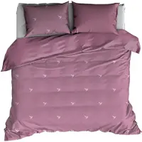 De Witte Lietaer Dekbedovertrek Piper Lilac Flanel-260 x 200 / 220 / 240 cm | Extra Breed
