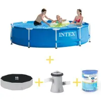 Intex Framezwembad, rond - 305x76 cm - 4-delig, model S21328