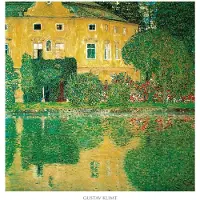 Blokker Gustav Klimt - Schlosskammer On Attersee Kunstdruk 70x70cm