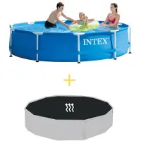 Intex Framezwembad, rond - 305x76 cm - 2-delig, model S21327