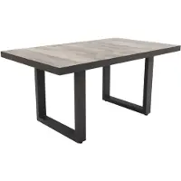 Van der Garde Tuinmeubelen VDG Darwin lounge dining tafel 140 x 85 cm. - antraciet