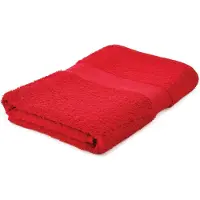 Arowell badhanddoek badlaken 140 x 70 cm - 500 gram - rood - 1 stuks