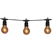 Anna's Collection Lichtsnoer koppelbaar 10 meter | 10 lampjes | Peer A60 | Warm wit